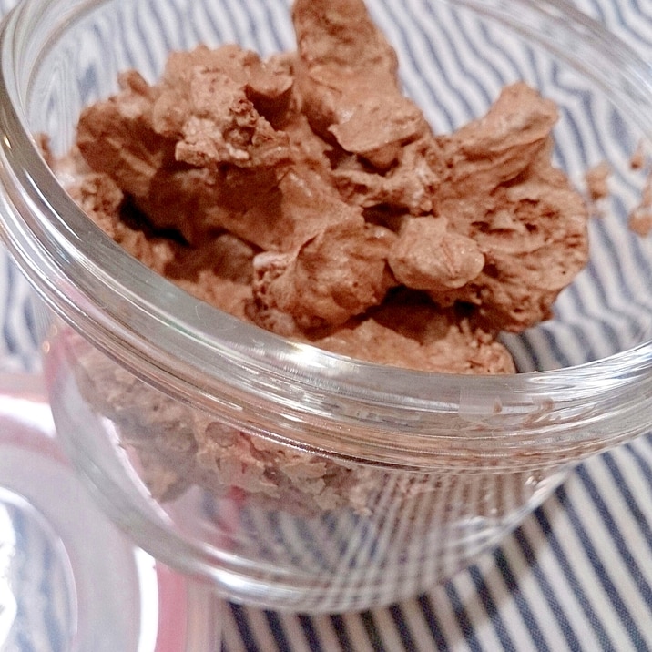 純ココアでチョコレートホイップクリーム レシピ 作り方 By Hideok8 楽天レシピ